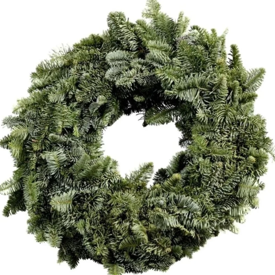 Coronite Simple de Craciun din Brad Natural - Model 10 - Dimensiune 20 - 30 cm 1