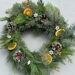 Coronite Simple de Craciun din Brad Natural - Model 14 - Dimensiune 30 - 40 cm 1