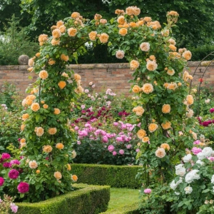 Trandafir Catarator "David Austin - Crown Princes Margareta" - Ghiveci 4 L - Anul 4 1