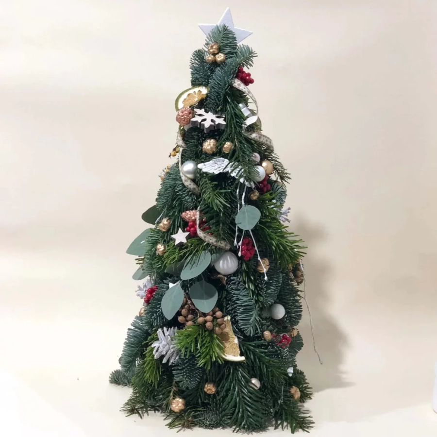 Brad Decorativ 5 - Confectionat Manual - Inaltime 80 - 100 cm 1