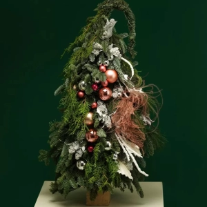 Brad Decorativ 4 - Confectionat Manual - Inaltime 50 - 60 cm 1