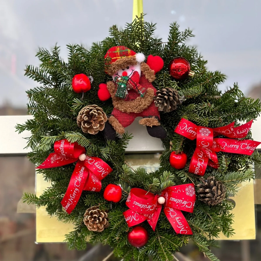 coronite12 Coronite de Craciun din Brad natural - Magia Stelelor - Dimensiune 20 - 30 cm 1