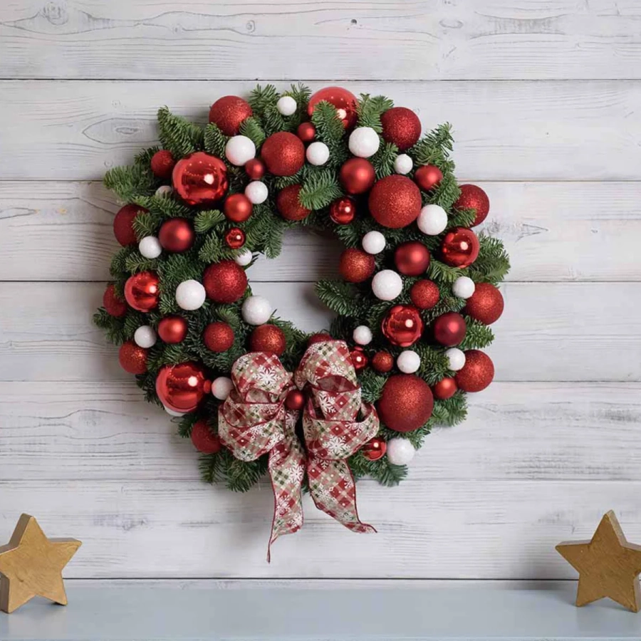 coronite21 Coronite de Craciun din Brad natural - Strălucirea Crăciunului - Dimensiune 30 - 40 cm 1