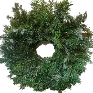 Coronite Simple de Craciun din Brad Natural - Model 6 - Dimensiune 25 - 30 cm 1