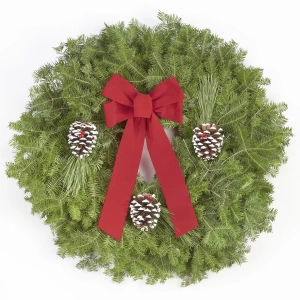 Coronite de Craciun din Brad Natural - Alintul Iernii - Dimensiune 20 - 30 cm 1