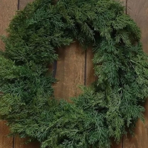Coronite Simple de Craciun din Brad Natural - Model 1 - Dimensiune 60 - 70 cm 1