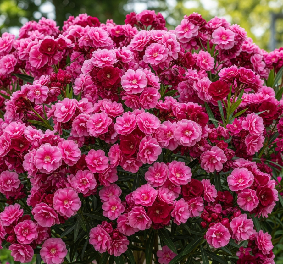 leandru multicolor rosu cu roz